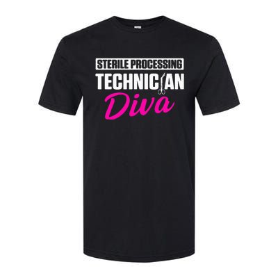 Sterile Processing Technician Diva Funny Tech Softstyle CVC T-Shirt