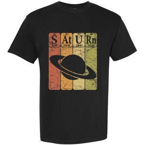 Saturn Periodic Table Elements Saturn Planet Space Nerd Garment-Dyed Heavyweight T-Shirt