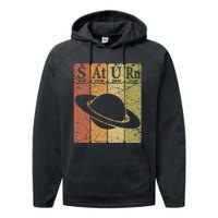 Saturn Periodic Table Elements Saturn Planet Space Nerd Performance Fleece Hoodie