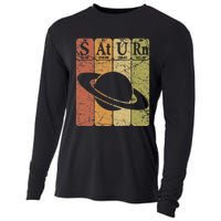 Saturn Periodic Table Elements Saturn Planet Space Nerd Cooling Performance Long Sleeve Crew