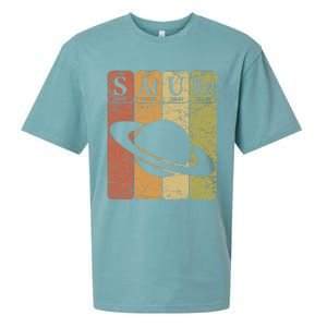 Saturn Periodic Table Elements Saturn Planet Space Nerd Sueded Cloud Jersey T-Shirt