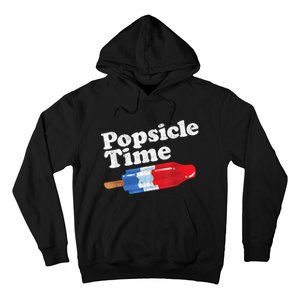 Summer Popsicle Time Funny Bomb Retro 80s Pop Vacation Gift Hoodie