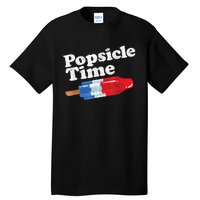 Summer Popsicle Time Funny Bomb Retro 80s Pop Vacation Gift Tall T-Shirt