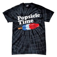 Summer Popsicle Time Funny Bomb Retro 80s Pop Vacation Gift Tie-Dye T-Shirt