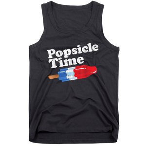 Summer Popsicle Time Funny Bomb Retro 80s Pop Vacation Gift Tank Top