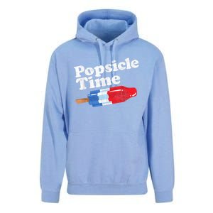 Summer Popsicle Time Funny Bomb Retro 80s Pop Vacation Gift Unisex Surf Hoodie