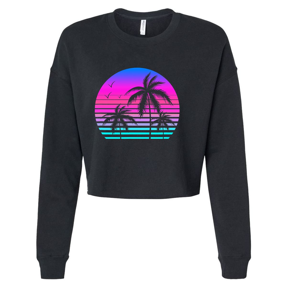 Sunset Palm Tree Cool Summer Vacation Style Vaporwave Youth Performance Sprint T-Shirt