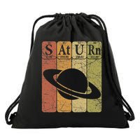 Saturn Periodic Table Elements Saturn Planet Space Nerd Drawstring Bag