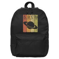 Saturn Periodic Table Elements Saturn Planet Space Nerd 16 in Basic Backpack