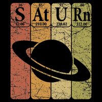 Saturn Periodic Table Elements Saturn Planet Space Nerd 16 in Basic Backpack