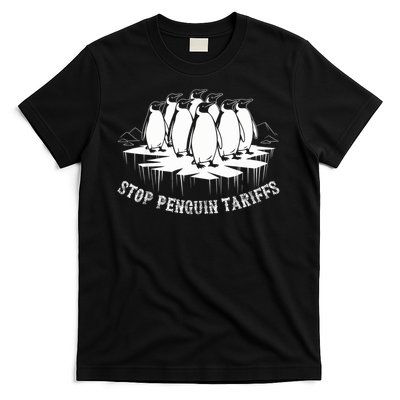  Stop Penguin Tariffs, I Stand With The Penguins Design T-Shirt