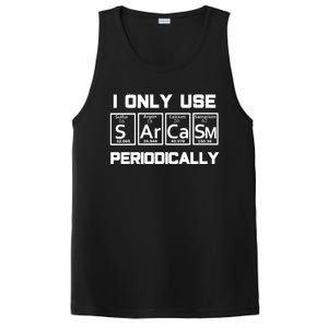 Sarcasm Periodic Table Elegift Weird Science Joke Gift PosiCharge Competitor Tank