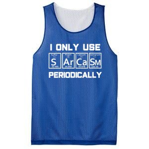 Sarcasm Periodic Table Elegift Weird Science Joke Gift Mesh Reversible Basketball Jersey Tank