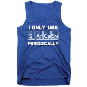 Sarcasm Periodic Table Elegift Weird Science Joke Gift Tank Top