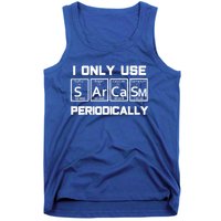 Sarcasm Periodic Table Elegift Weird Science Joke Gift Tank Top