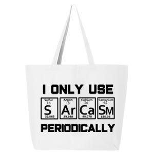 Sarcasm Periodic Table Elegift Weird Science Joke Gift 25L Jumbo Tote