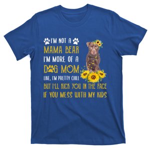 Sunflower Patterdale Terrier Mom Mothers Day Dog Mom Cool Gift T-Shirt