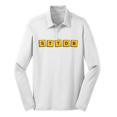 Sttdb Pieces Tigers Silk Touch Performance Long Sleeve Polo