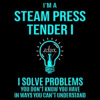 Steam Press Tender I I Solve Problems Cropped Pullover Crew