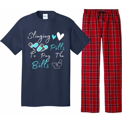 Slinging Pills To Pay The Bills Funny Pharmacist Pharmacy Pajama Set