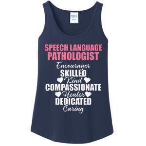 Speech Pathology Therapy Dedicated Autism Awareness Month Ladies Essential Tank