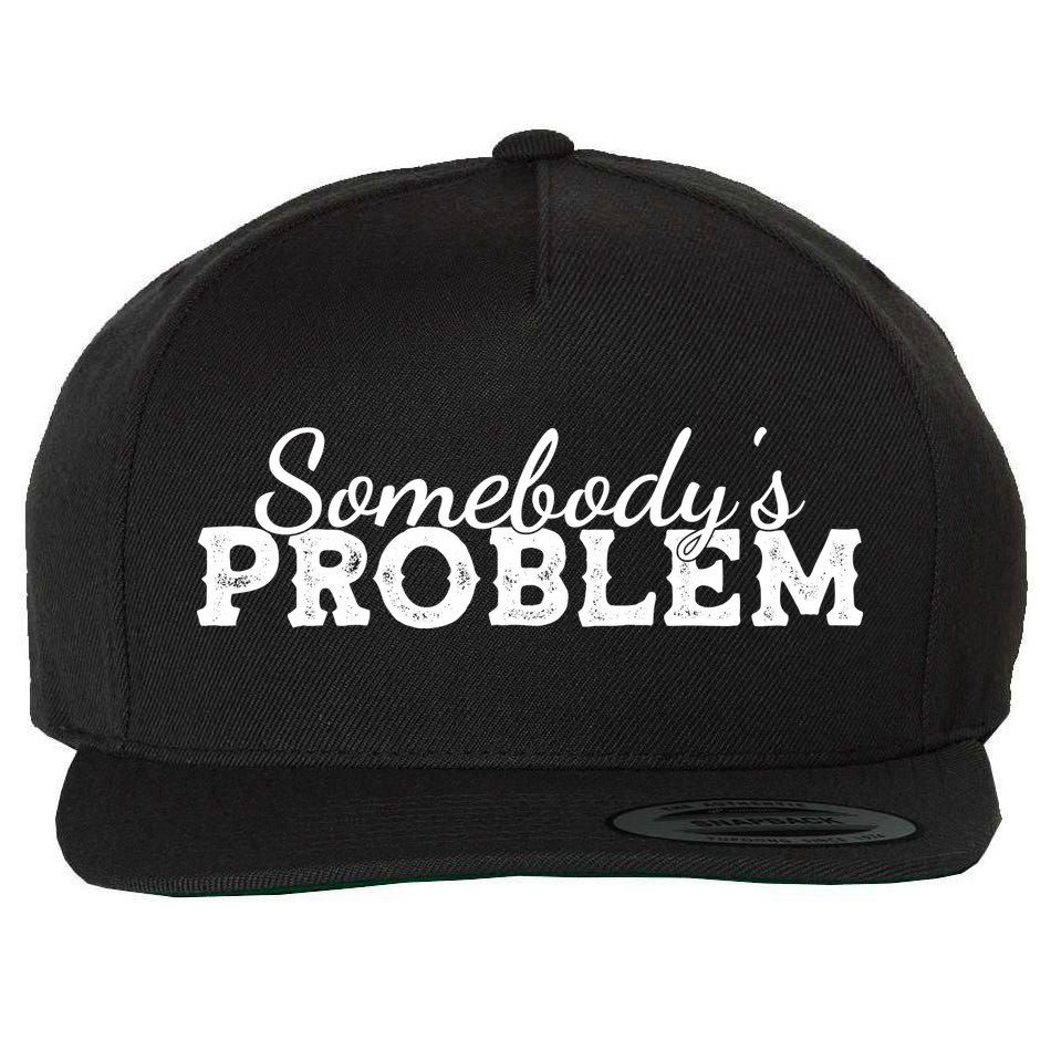 Somebody's Problem , Tennessee , Country Music Lower Wool Snapback Cap