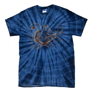 Squirrel Plays The Guitar Guitar Music Tie-Dye T-Shirt