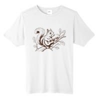 Squirrel Plays The Guitar Guitar Music Tall Fusion ChromaSoft Performance T-Shirt