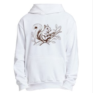 Squirrel Plays The Guitar Guitar Music Urban Pullover Hoodie