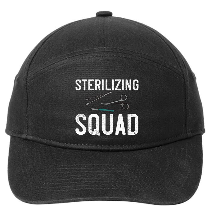 Sterile Processing Technician Certification Manager Tech 7-Panel Snapback Hat