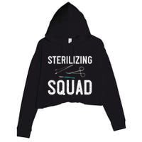 Sterile Processing Technician Certification Manager Tech Crop Fleece Hoodie