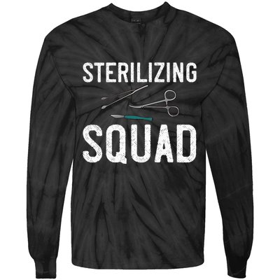 Sterile Processing Technician Certification Manager Tech Tie-Dye Long Sleeve Shirt