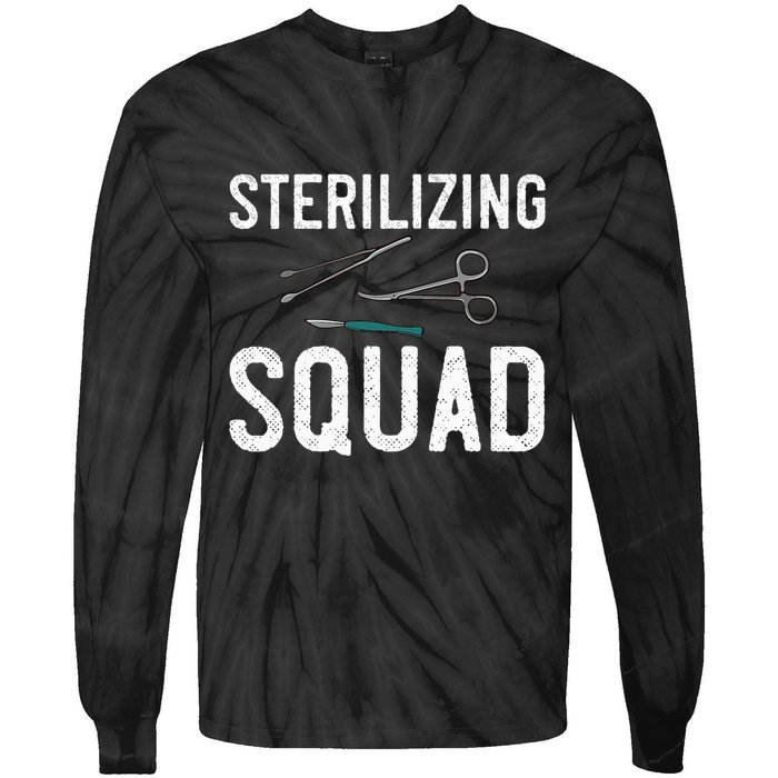 Sterile Processing Technician Certification Manager Tech Tie-Dye Long Sleeve Shirt