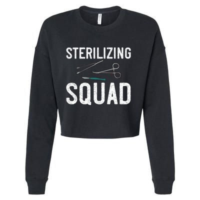 Sterile Processing Technician Certification Manager Tech Cropped Pullover Crew