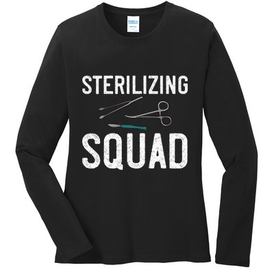 Sterile Processing Technician Certification Manager Tech Ladies Long Sleeve Shirt
