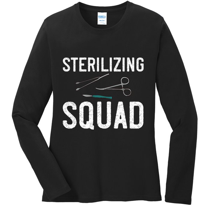 Sterile Processing Technician Certification Manager Tech Ladies Long Sleeve Shirt