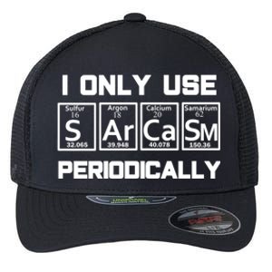 Sarcasm Periodic Table Element Weird Science Joke Gift Flexfit Unipanel Trucker Cap