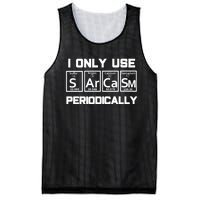 Sarcasm Periodic Table Element Weird Science Joke Gift Mesh Reversible Basketball Jersey Tank