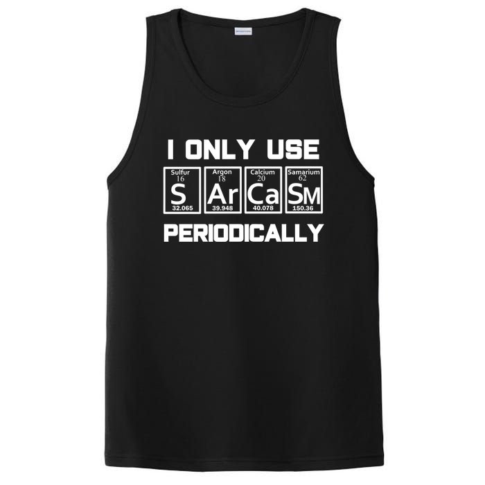 Sarcasm Periodic Table Element Weird Science Joke Gift PosiCharge Competitor Tank