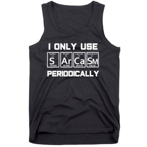 Sarcasm Periodic Table Element Weird Science Joke Gift Tank Top