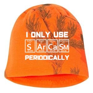 Sarcasm Periodic Table Element Weird Science Joke Gift Kati - Camo Knit Beanie