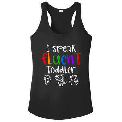 Speak Preschool Teacher PreK Teacher Gift Ladies PosiCharge Competitor Racerback Tank