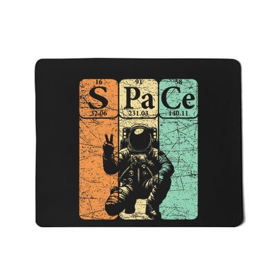 Space Periodic Table Elements Outer Space Nerd Mousepad