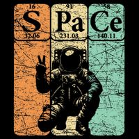 Space Periodic Table Elements Outer Space Nerd Premium T-Shirt