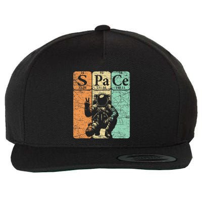 Space Periodic Table Elements Outer Space Nerd Wool Snapback Cap