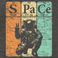 Space Periodic Table Elements Outer Space Nerd Vector Backpack