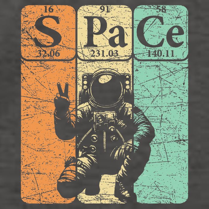 Space Periodic Table Elements Outer Space Nerd Vector Backpack