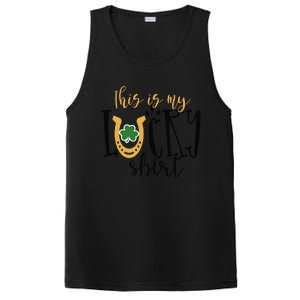 St Pattys This My Lucky Irish Shamrock Shenanigans PosiCharge Competitor Tank