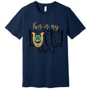 St Pattys This My Lucky Irish Shamrock Shenanigans Premium T-Shirt