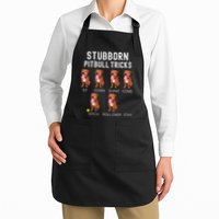 Stubborn Pitbull Tricks Dog Gift Apron